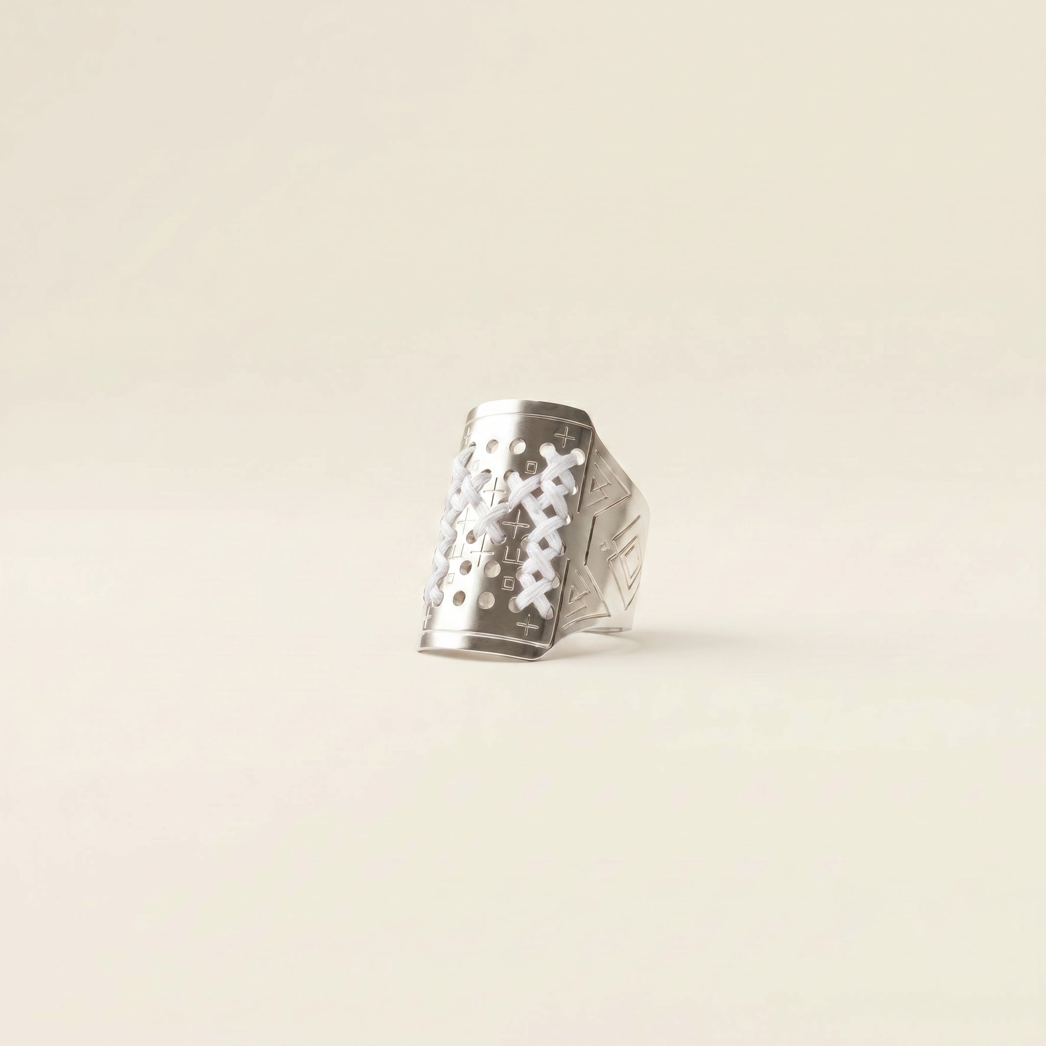 ANELLO ALTO ARGENTO - Lettera