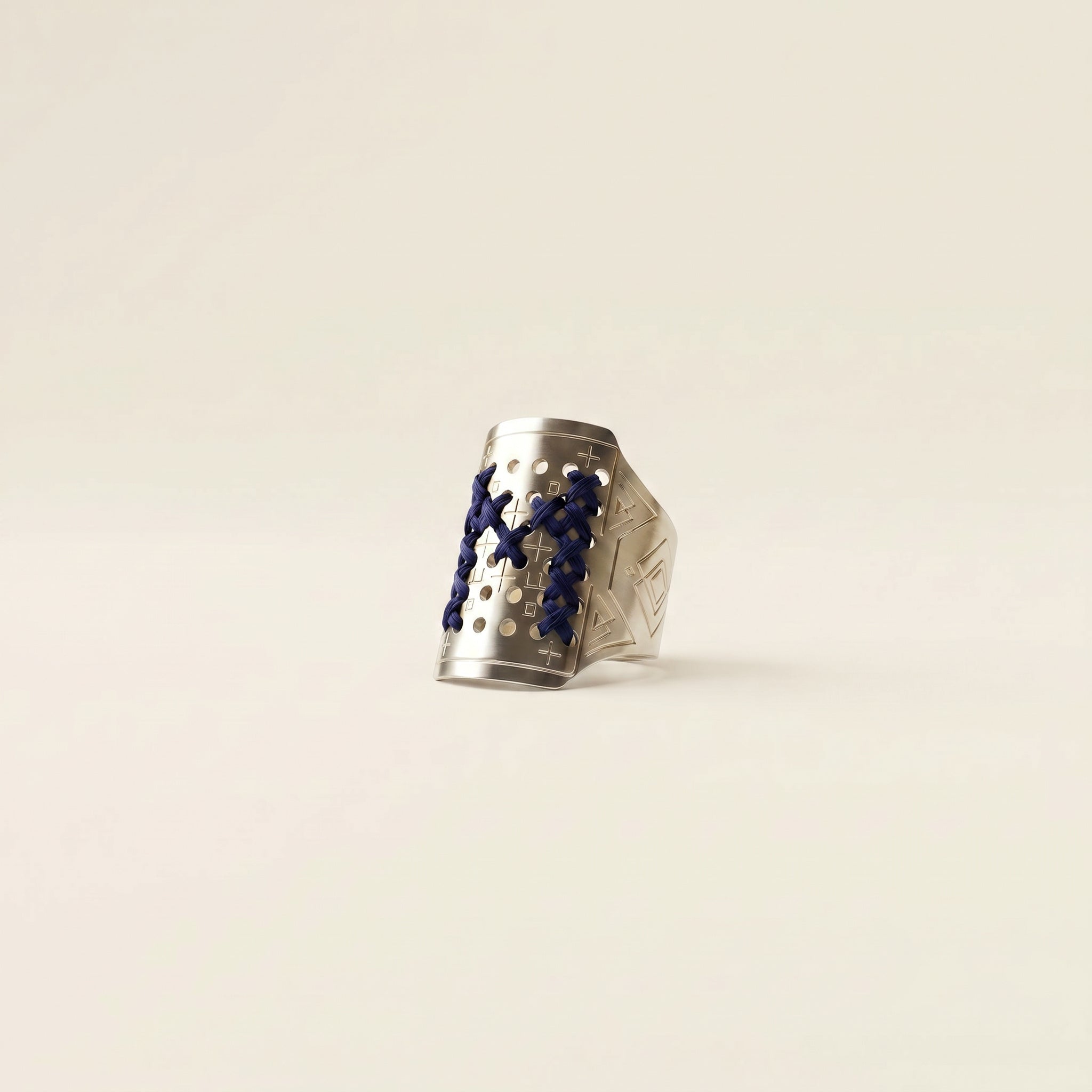 ANELLO ALTO ARGENTO - Lettera