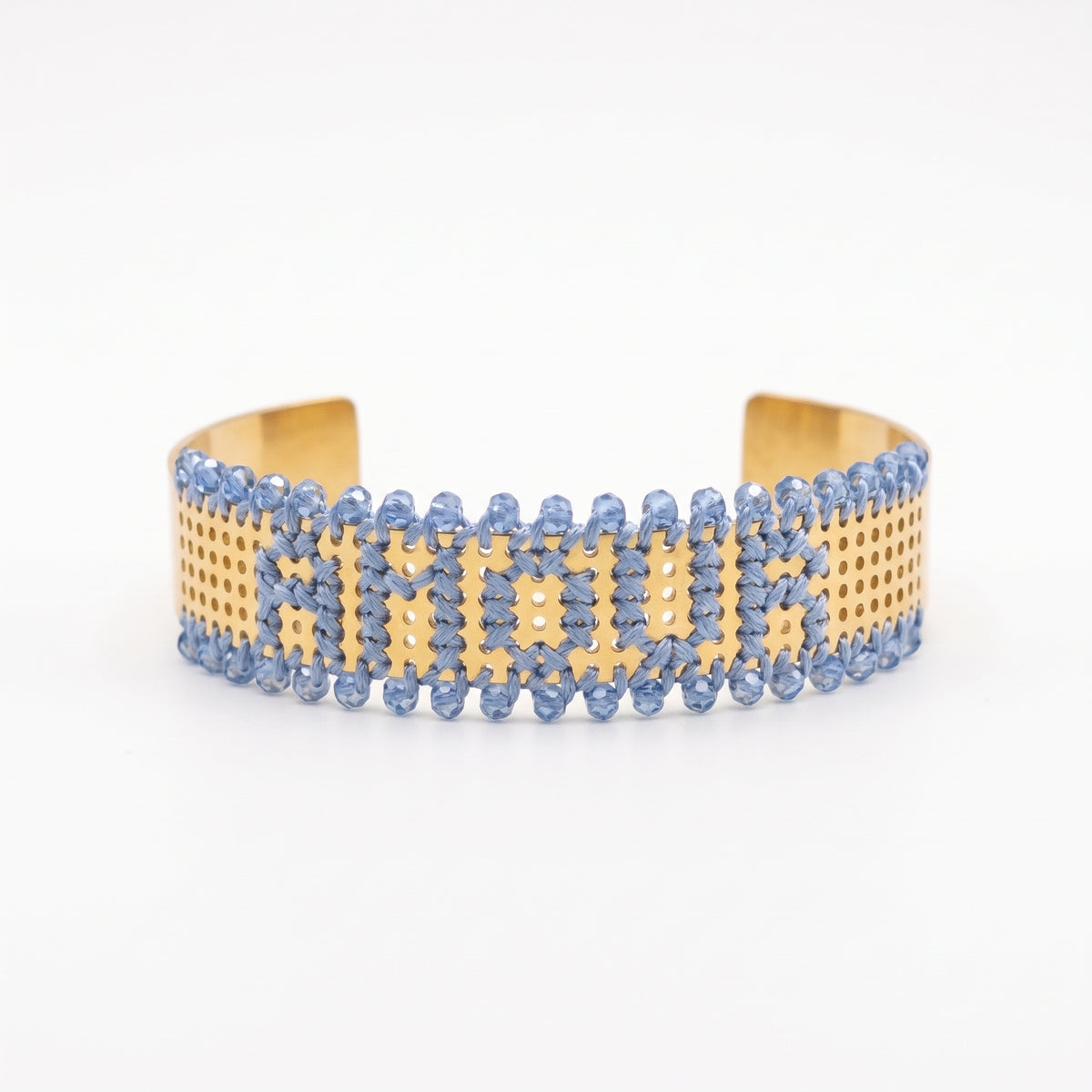 BRACCIALE BASSO CON PERLINE ORO - Personalizzabile