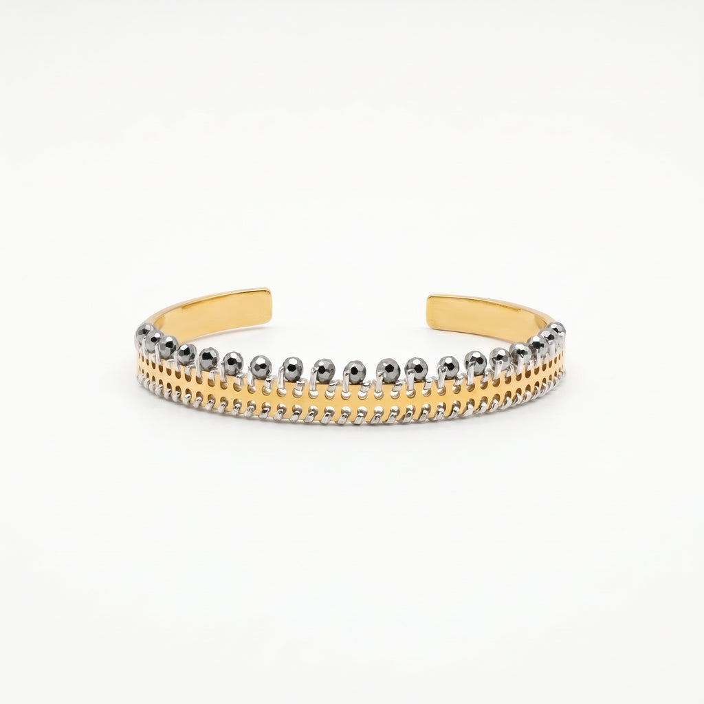 BRACCIALE MINI CON PERLINE ORO - Diagonali