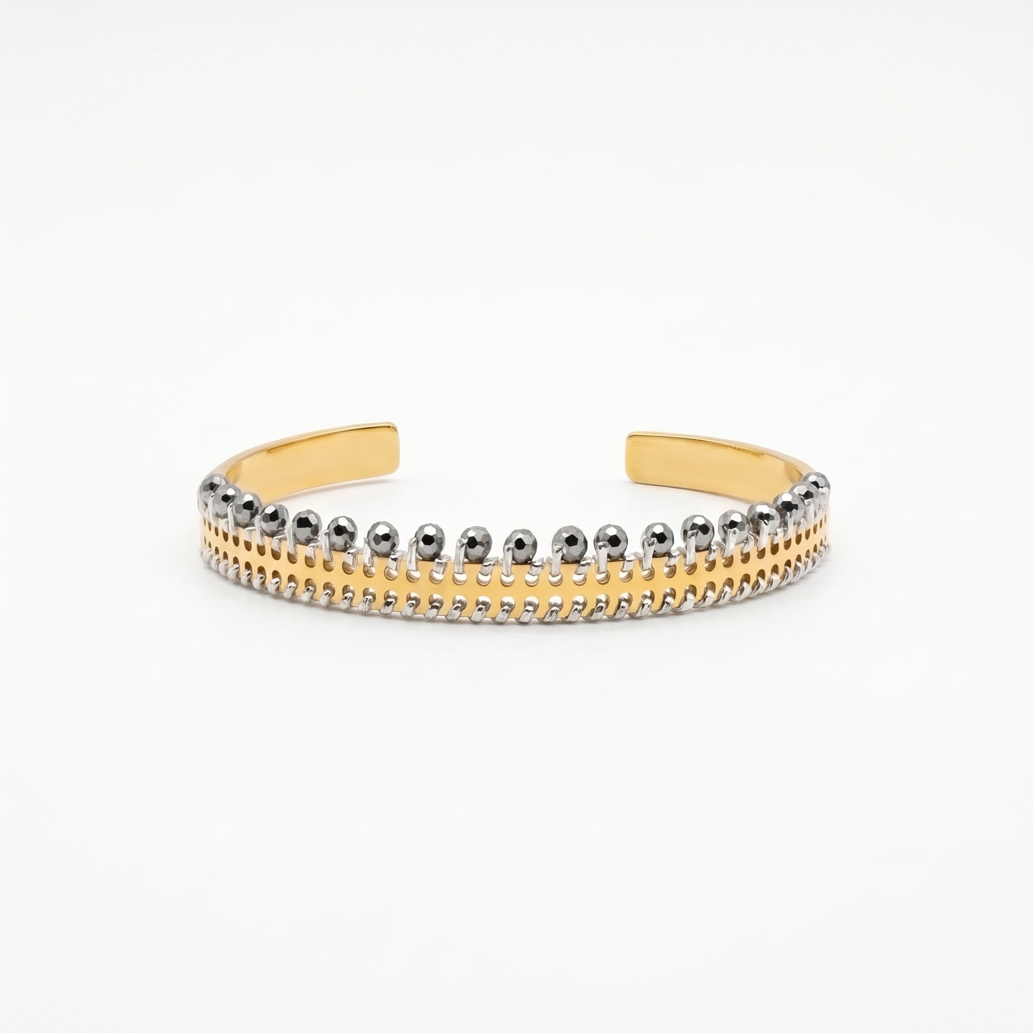 BRACCIALE MINI CON PERLINE ORO - Diagonali