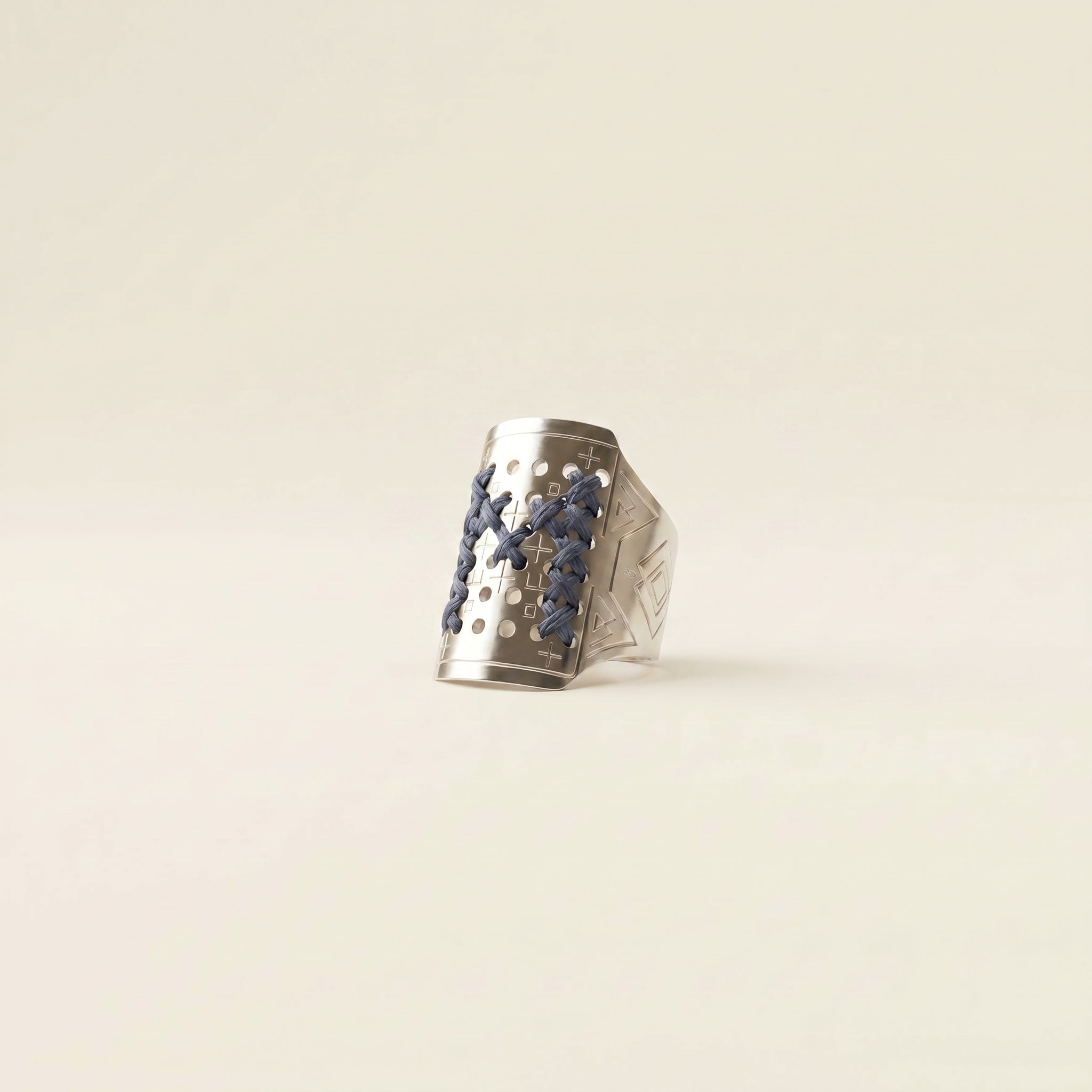 ANELLO ALTO ARGENTO - Lettera