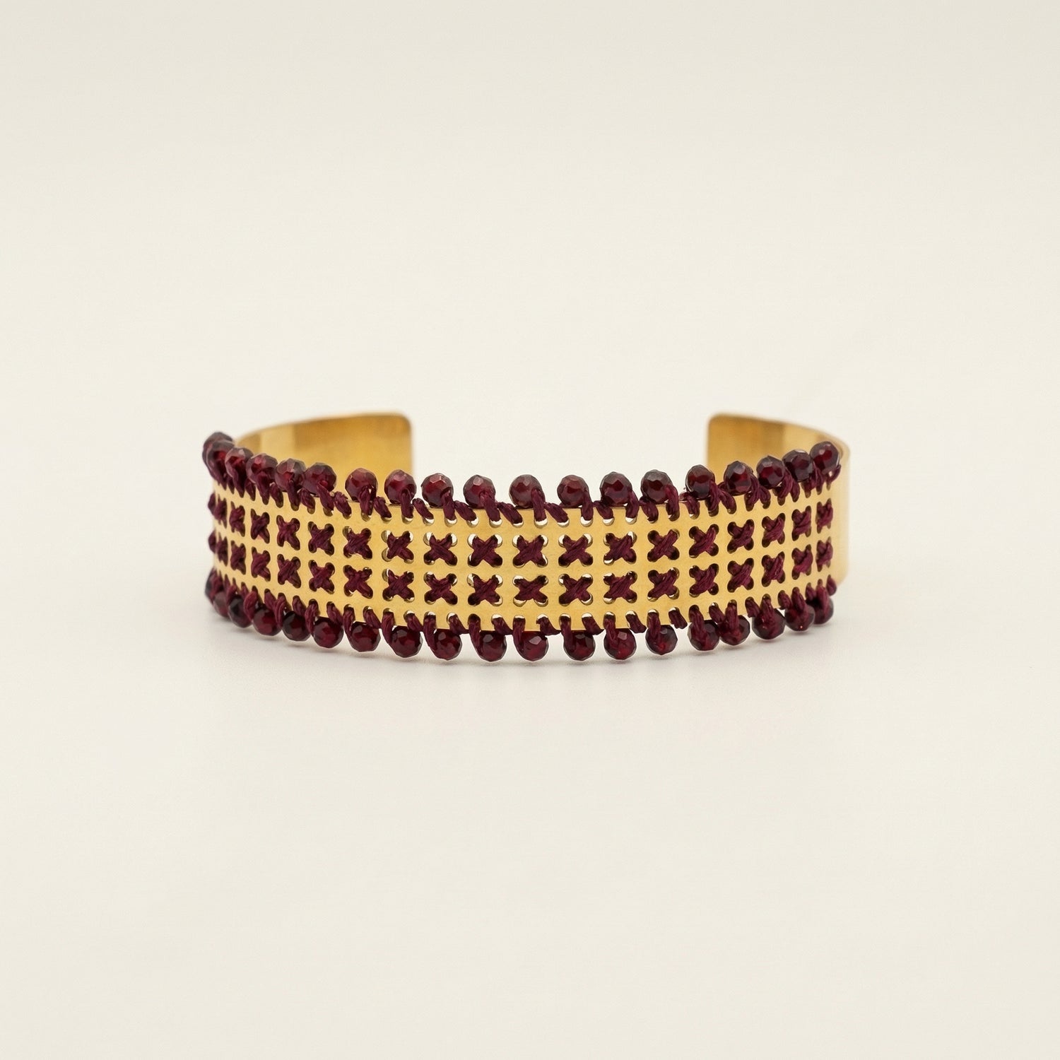 BRACCIALE BASSO CON PERLINE ORO - Croci