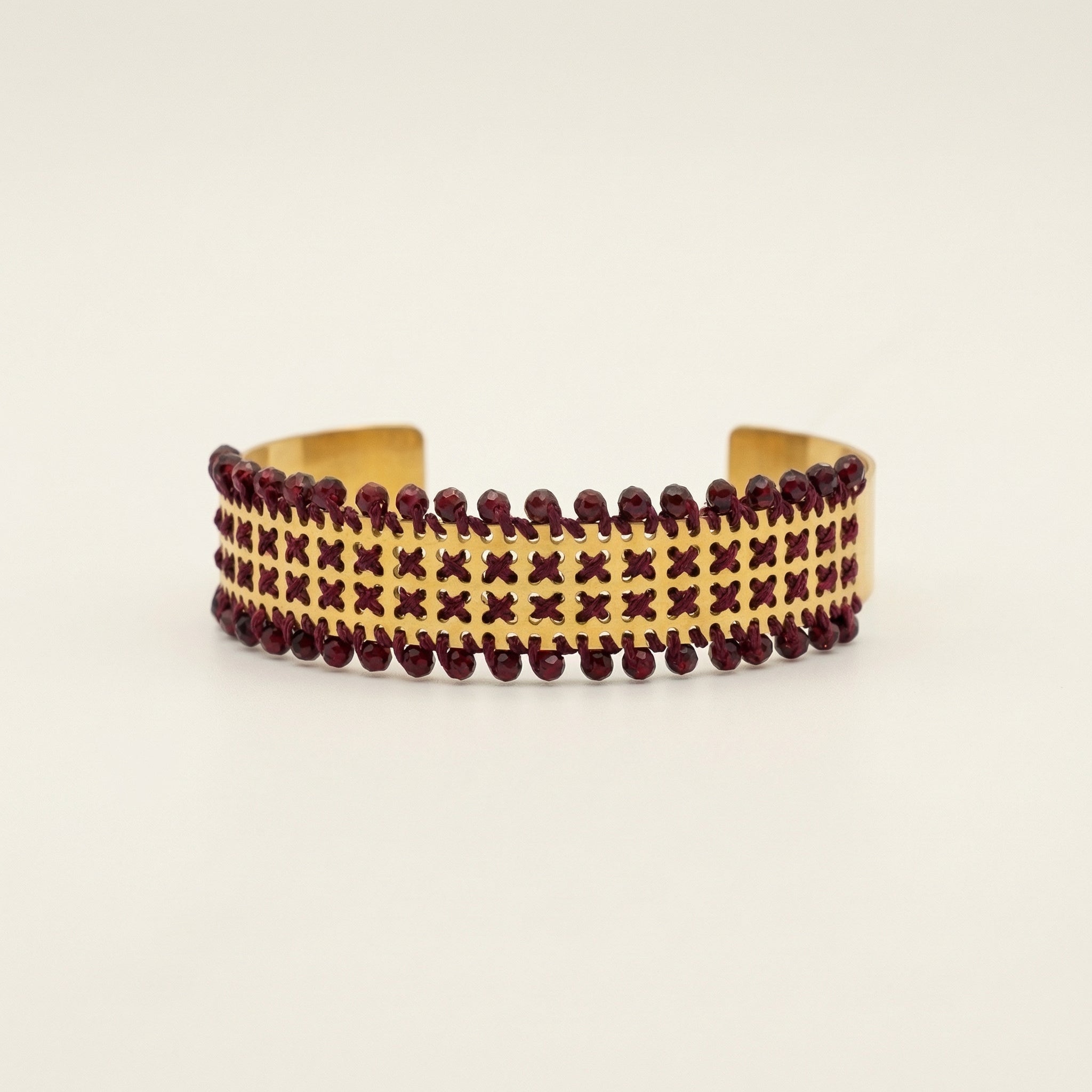 BRACCIALE BASSO CON PERLINE ORO - Croci