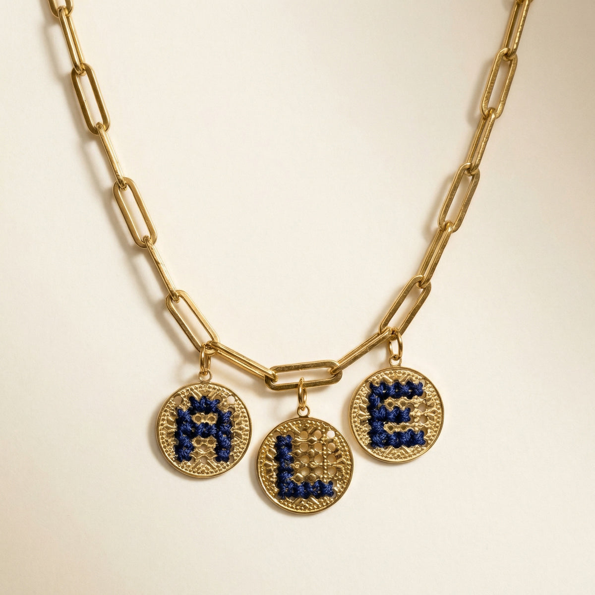 COLLANA CHARMS ORO - Lettere