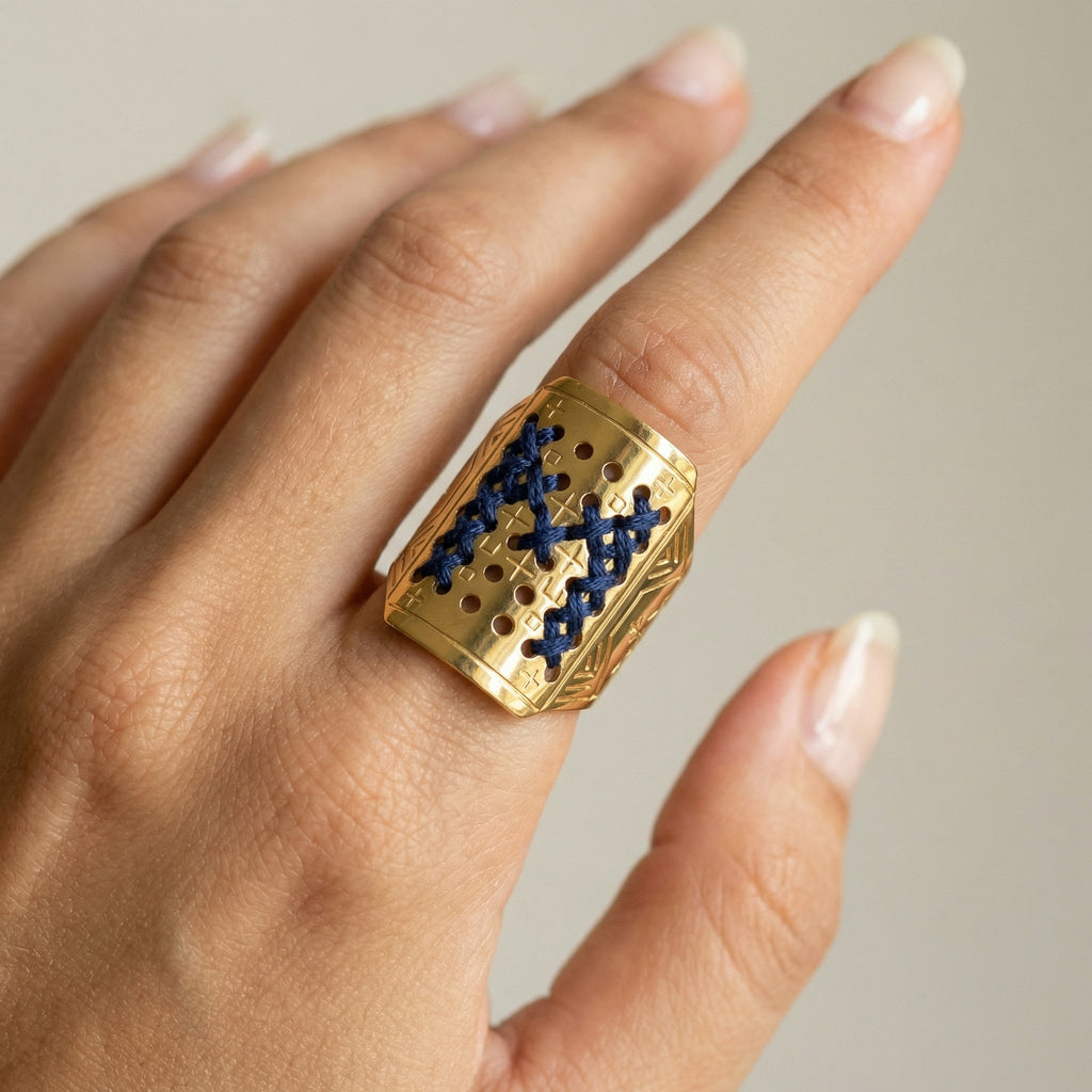 HIGH RING GOLD - Letter