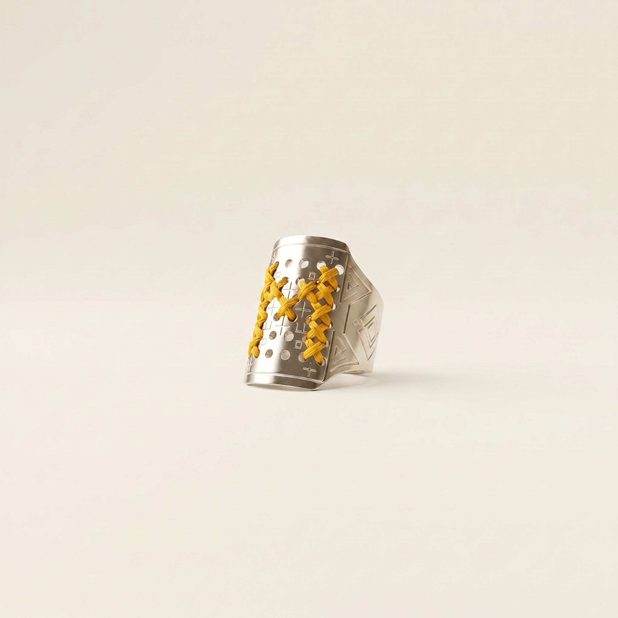 ANELLO ALTO ARGENTO - Lettera
