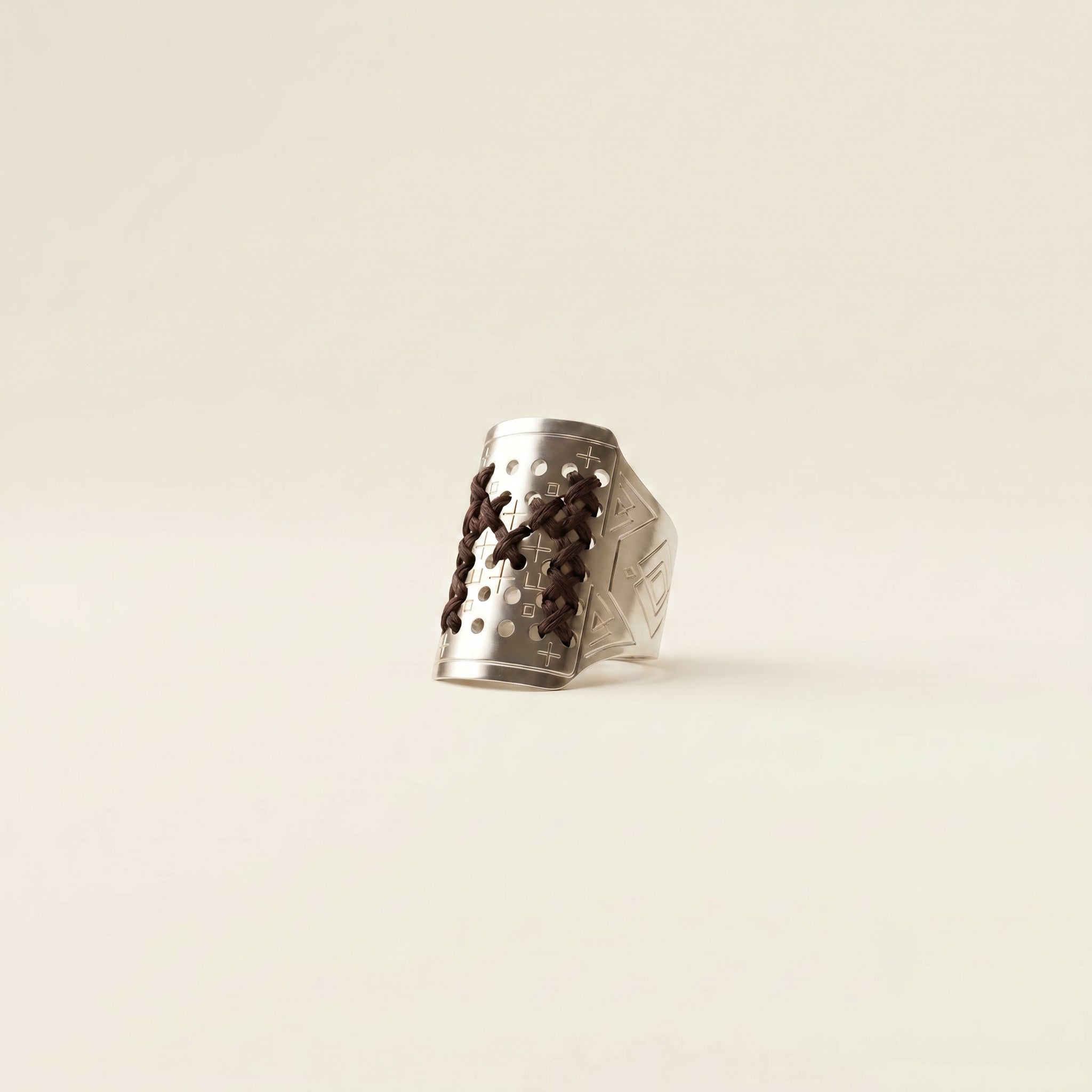 ANELLO ALTO ARGENTO - Lettera