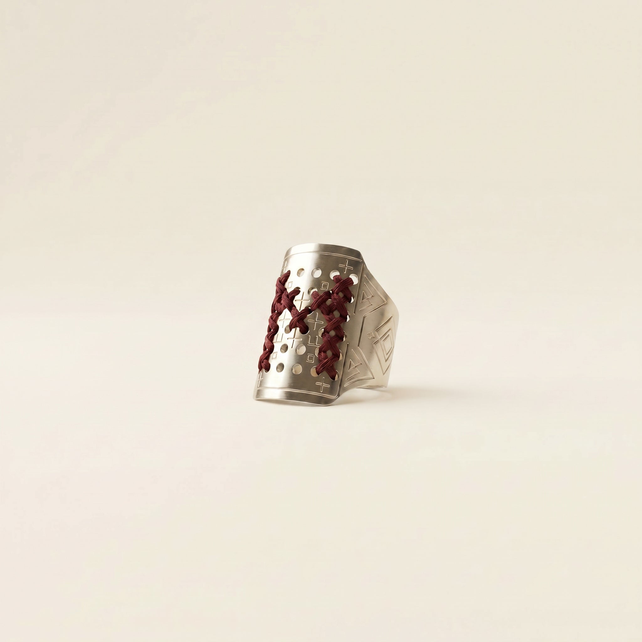 ANELLO ALTO ARGENTO - Lettera