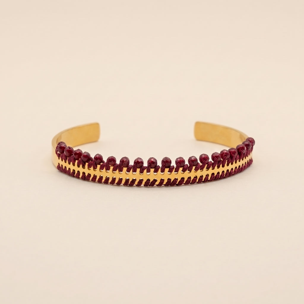 BRACCIALE MINI CON PERLINE ORO - Diagonali