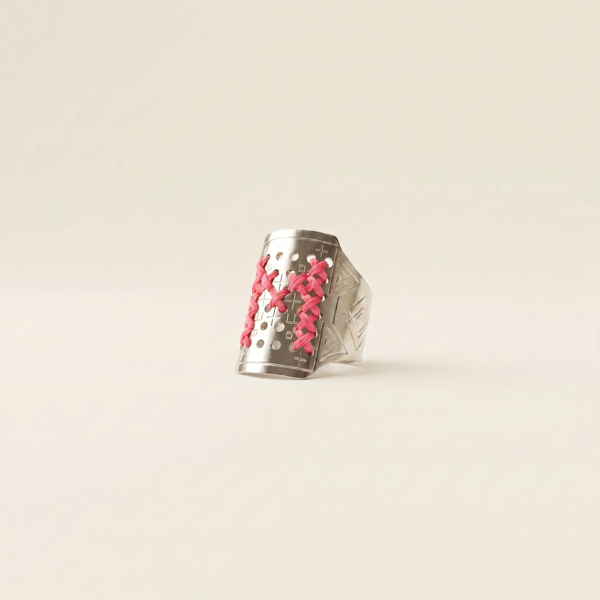 ANELLO ALTO ARGENTO - Lettera