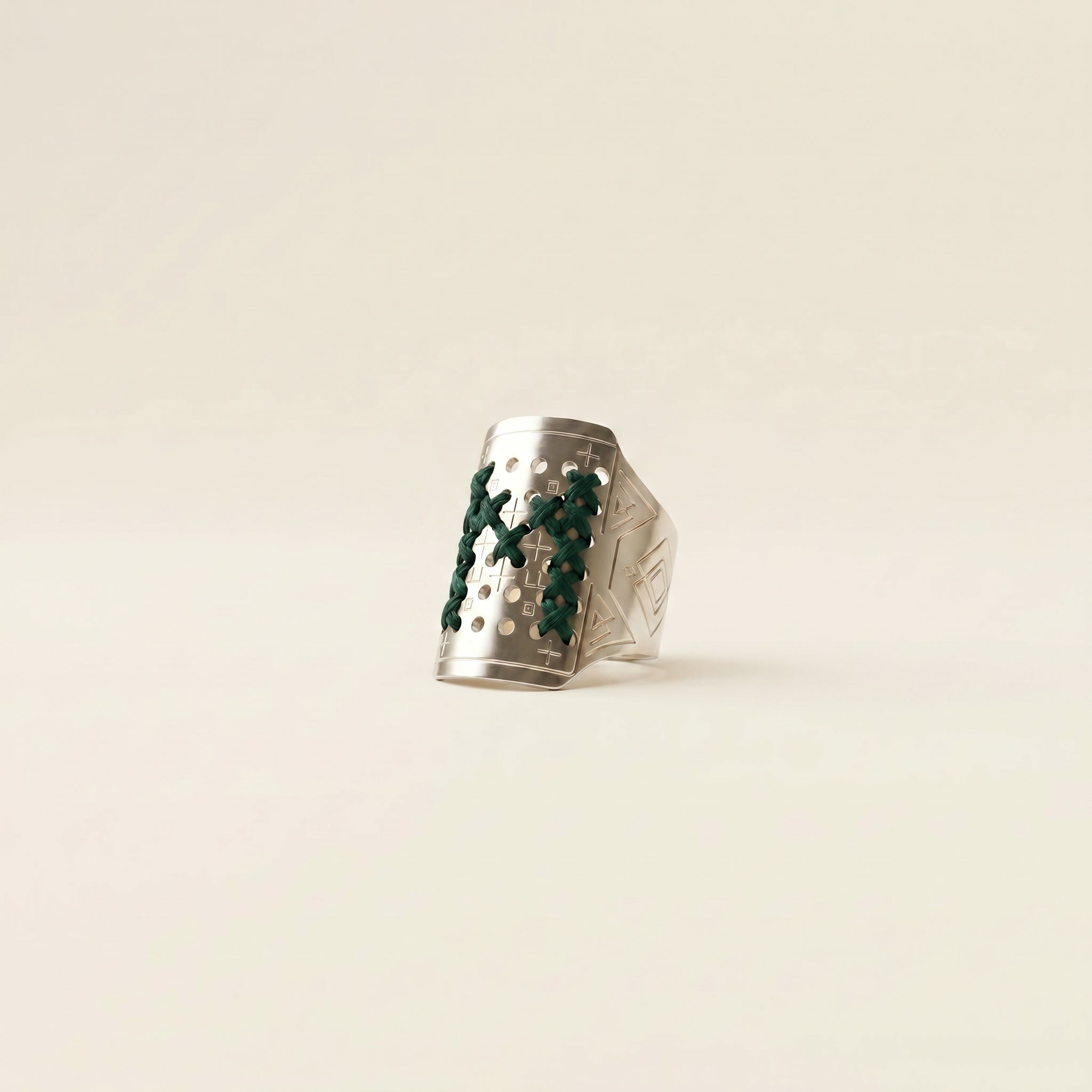 ANELLO ALTO ARGENTO - Lettera
