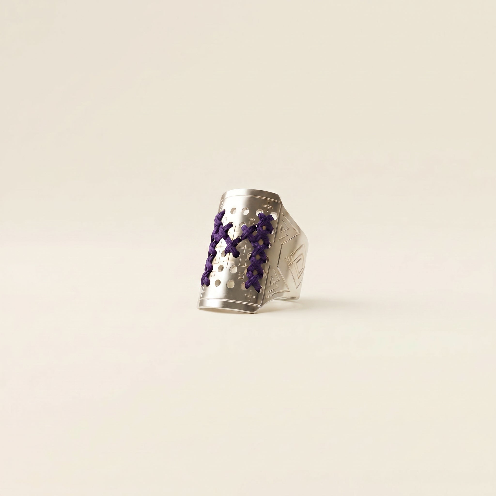 ANELLO ALTO ARGENTO - Lettera