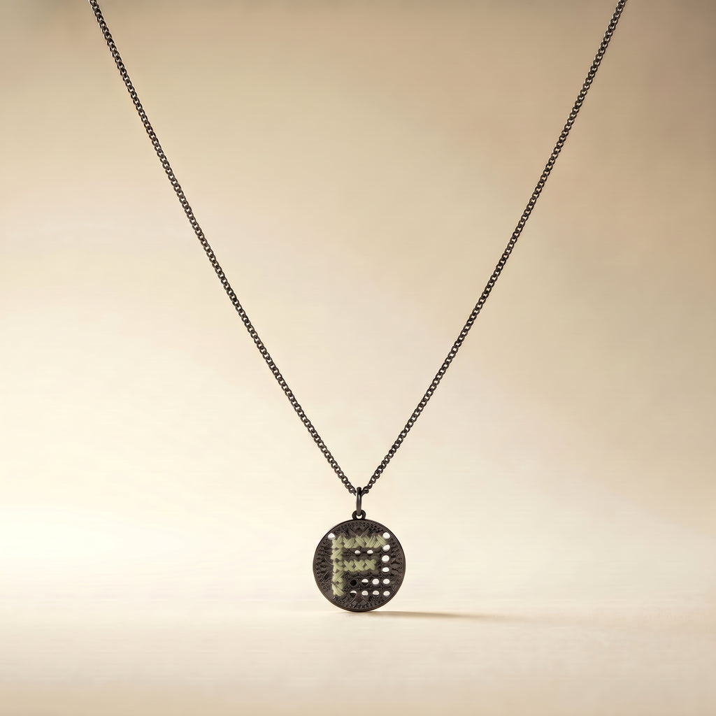 COLLANA CIONDOLO PICCOLO RUTENIO - Lettera